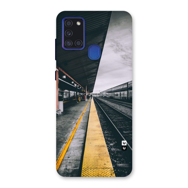 Railway Track Back Case for Galaxy A21s