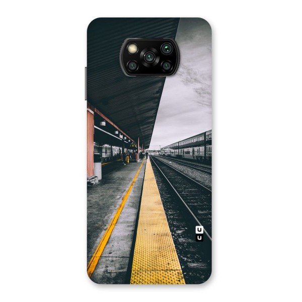 Railway Track Back Case for Poco X3