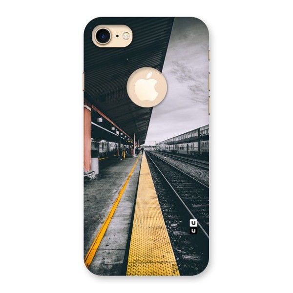 Railway Track Back Case for iPhone 8 Logo Cut