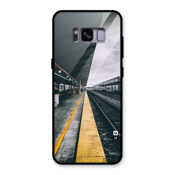 Railway Track Glass Back Case for Galaxy S8