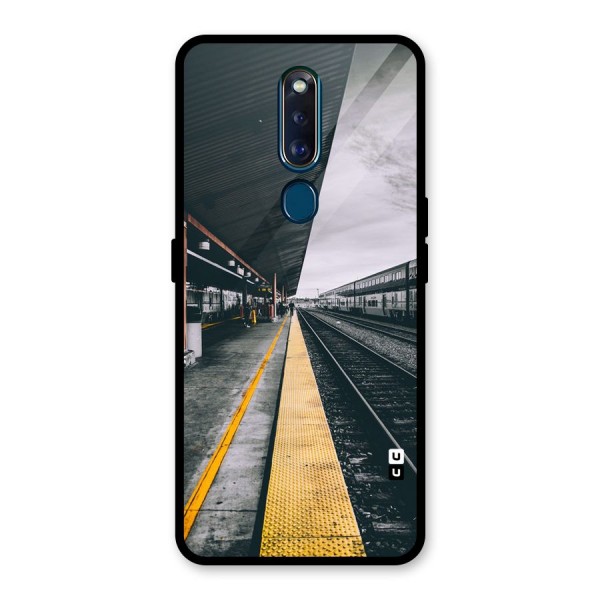 Railway Track Glass Back Case for Oppo F11 Pro