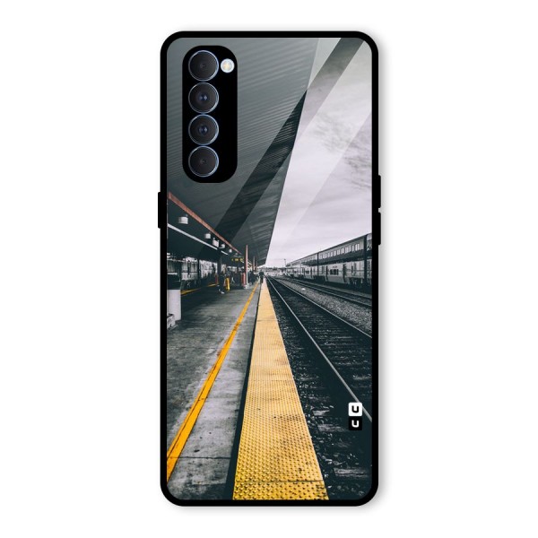 Railway Track Glass Back Case for Oppo Reno4 Pro