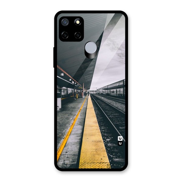 Railway Track Glass Back Case for Realme C12