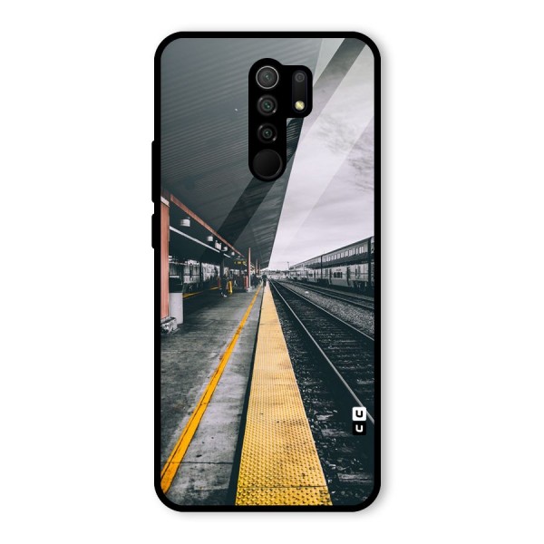 Railway Track Glass Back Case for Redmi 9 Prime