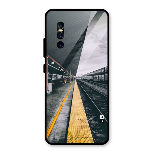 Railway Track Glass Back Case for Vivo V15 Pro