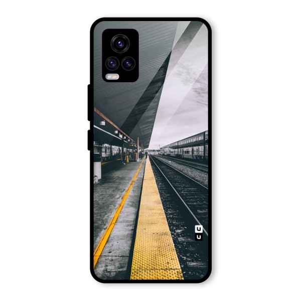 Railway Track Glass Back Case for Vivo V20