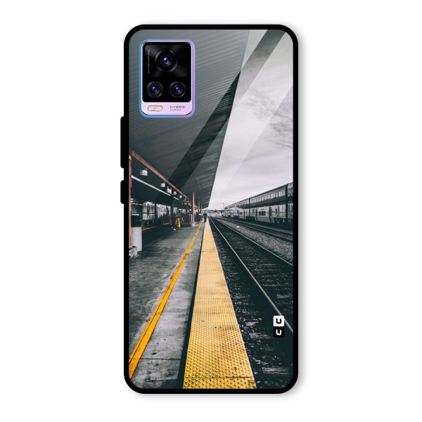 Railway Track Glass Back Case for Vivo V20 Pro