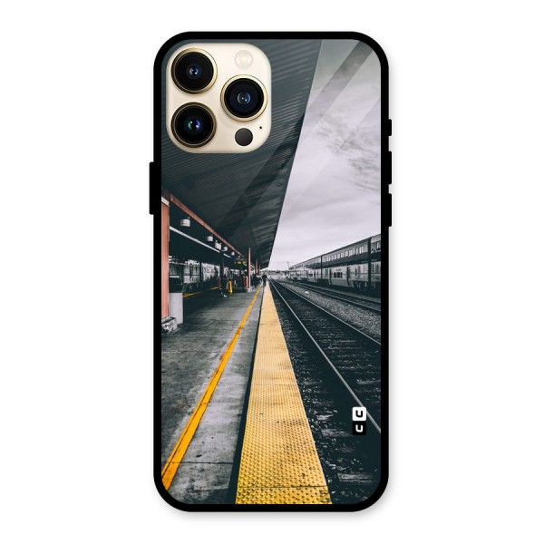 Railway Track Glass Back Case for iPhone 13 Pro Max