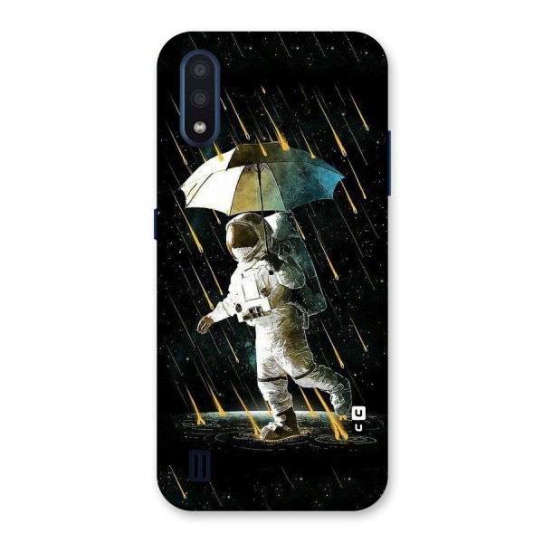 Rain Spaceman Back Case for Galaxy M01