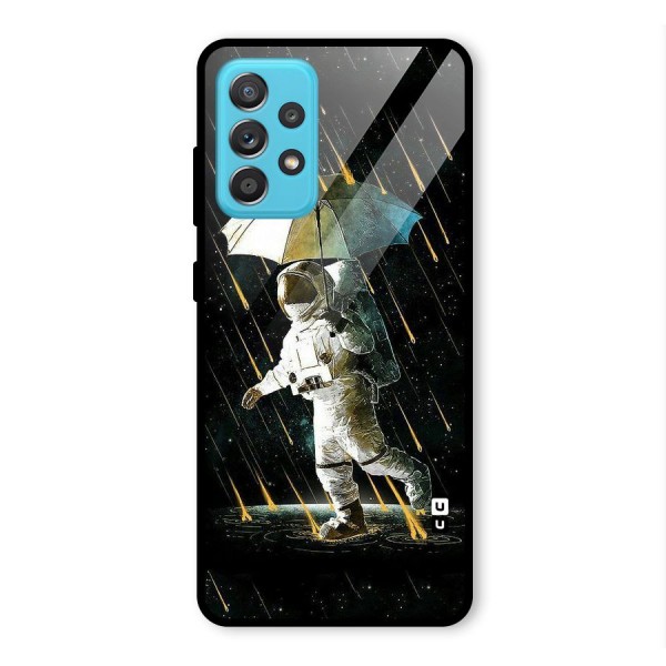 Rain Spaceman Glass Back Case for Galaxy A52