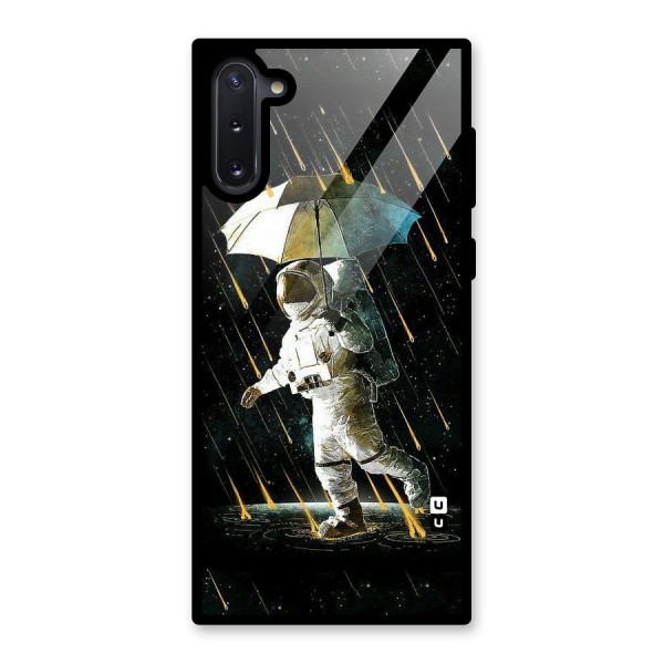 Rain Spaceman Glass Back Case for Galaxy Note 10