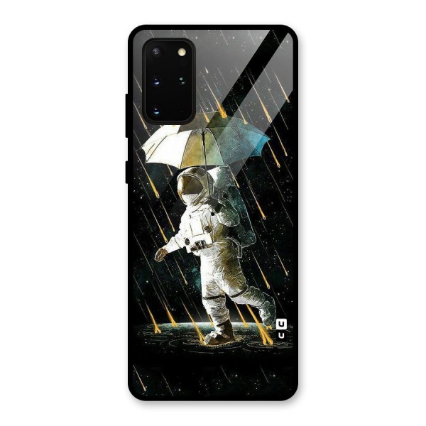 Rain Spaceman Glass Back Case for Galaxy S20 Plus