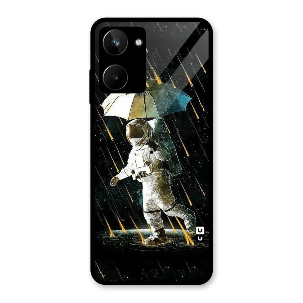 Rain Spaceman Glass Back Case for Realme 10