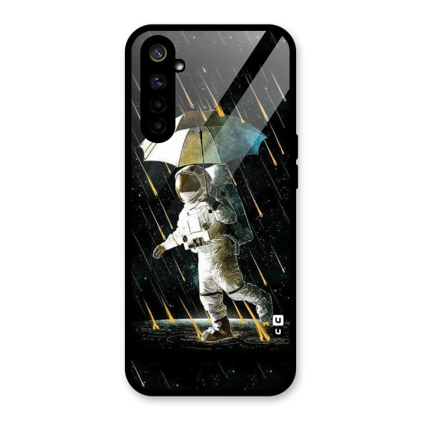 Rain Spaceman Glass Back Case for Realme 6