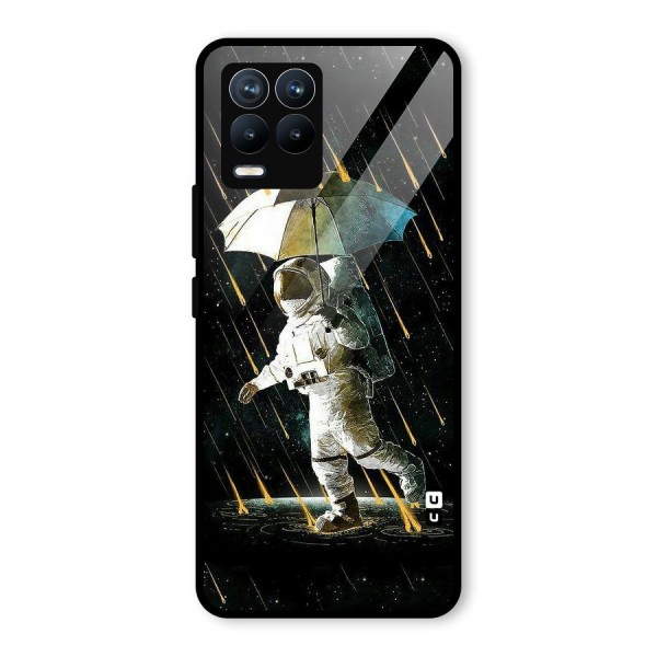 Rain Spaceman Glass Back Case for Realme 8 Pro