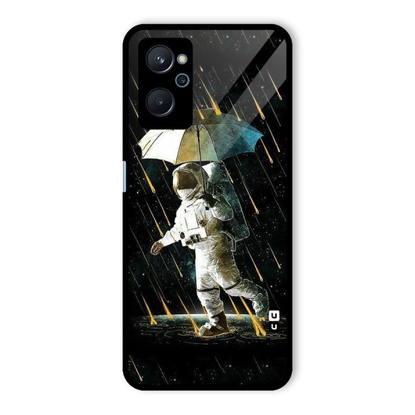 Rain Spaceman Glass Back Case for Realme 9i