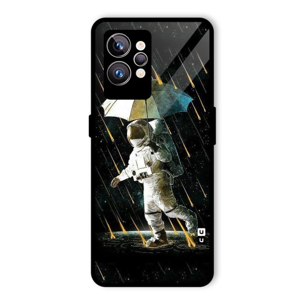 Rain Spaceman Glass Back Case for Realme GT2 Pro