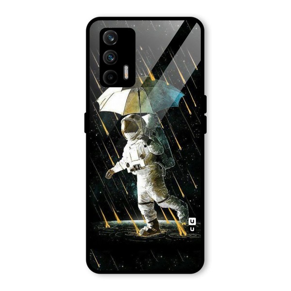 Rain Spaceman Glass Back Case for Realme X7 Max