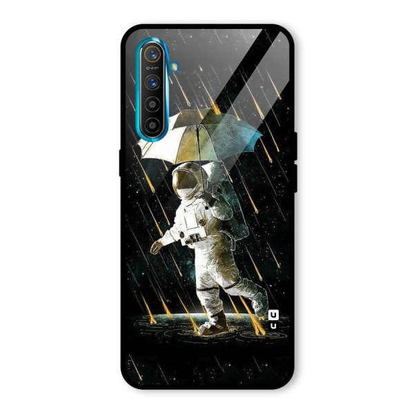 Rain Spaceman Glass Back Case for Realme XT