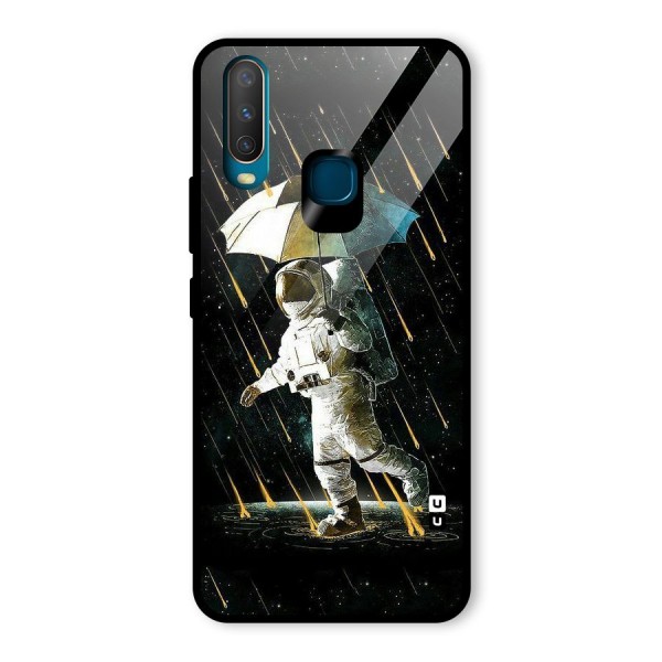 Rain Spaceman Glass Back Case for Vivo Y15