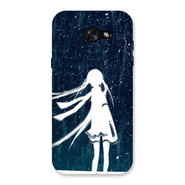 Rain White Girl Back Case for Galaxy A7 (2017)