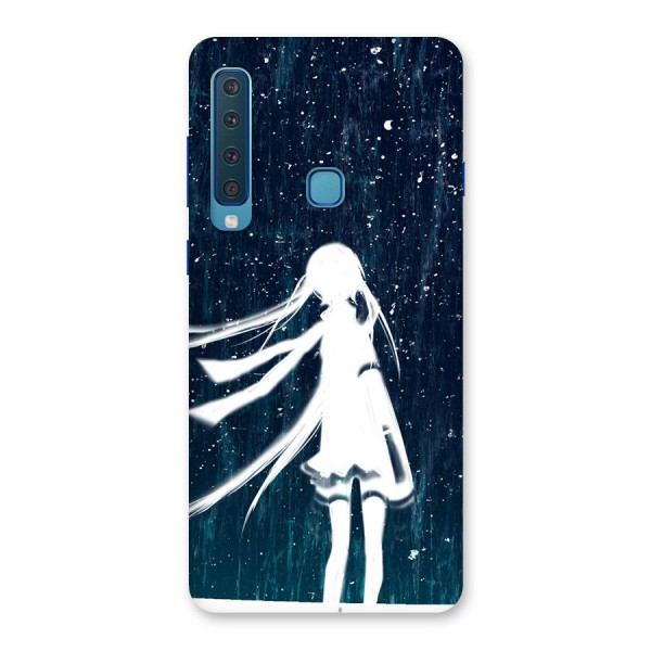 Rain White Girl Back Case for Galaxy A9 (2018)