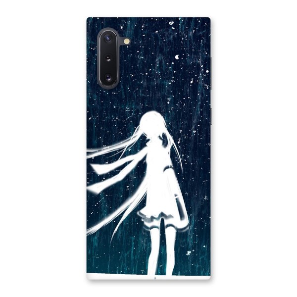 Rain White Girl Back Case for Galaxy Note 10