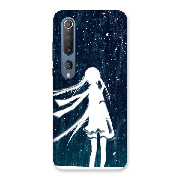 Rain White Girl Back Case for Mi 10