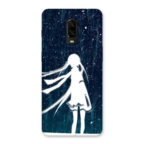 Rain White Girl Back Case for OnePlus 6T