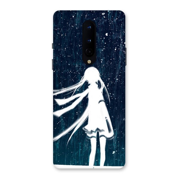 Rain White Girl Back Case for OnePlus 8