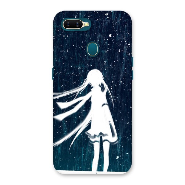 Rain White Girl Back Case for Oppo A12