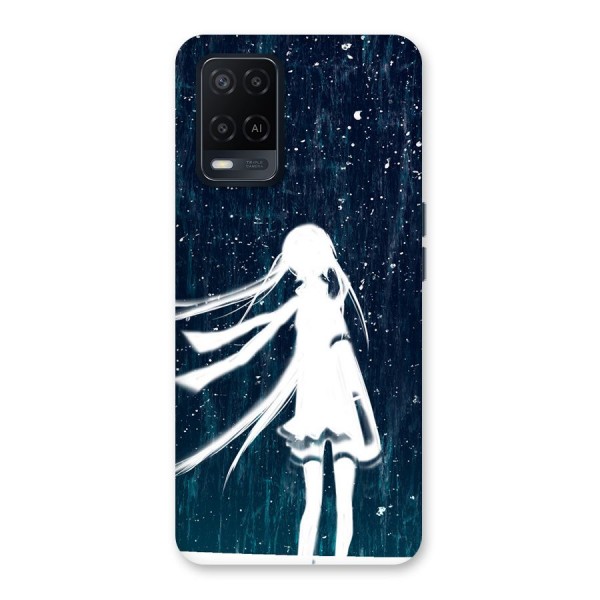 Rain White Girl Back Case for Oppo A54