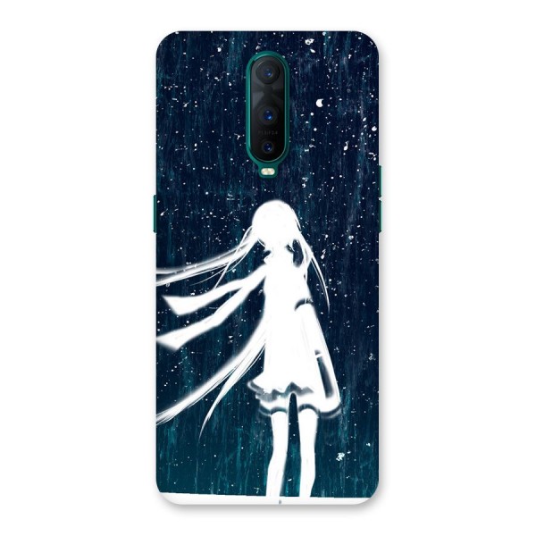 Rain White Girl Back Case for Oppo R17 Pro