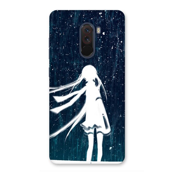 Rain White Girl Back Case for Poco F1