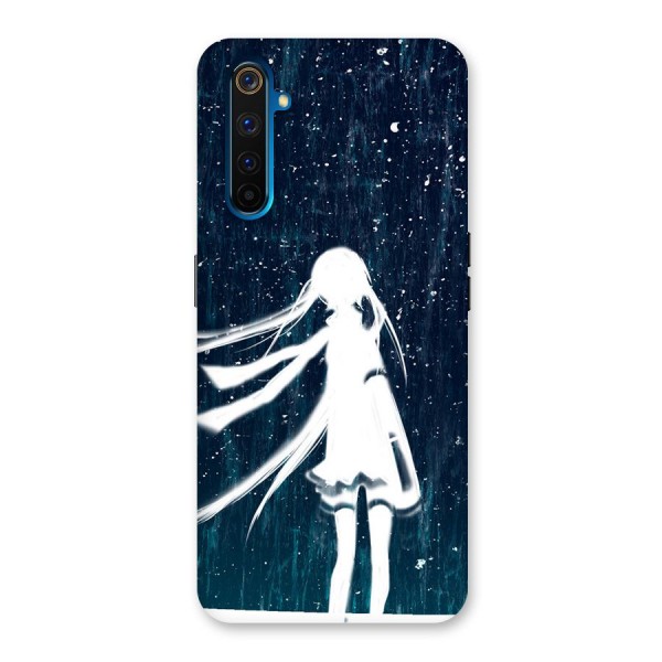 Rain White Girl Back Case for Realme 6 Pro