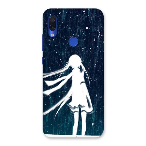 Rain White Girl Back Case for Redmi Note 7