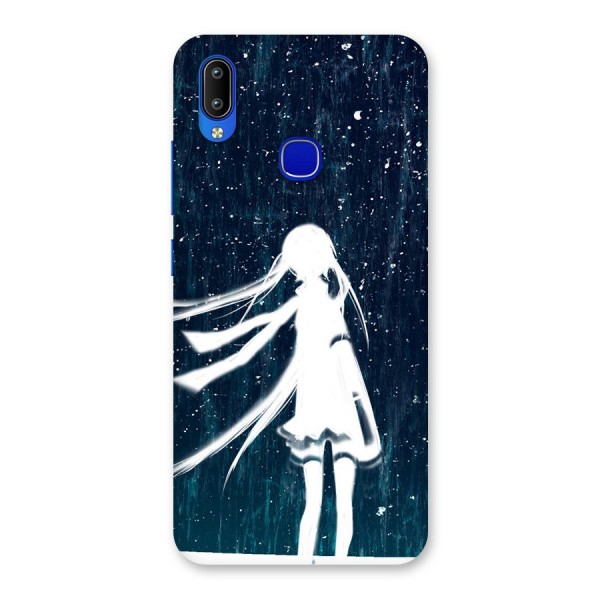 Rain White Girl Back Case for Vivo Y91