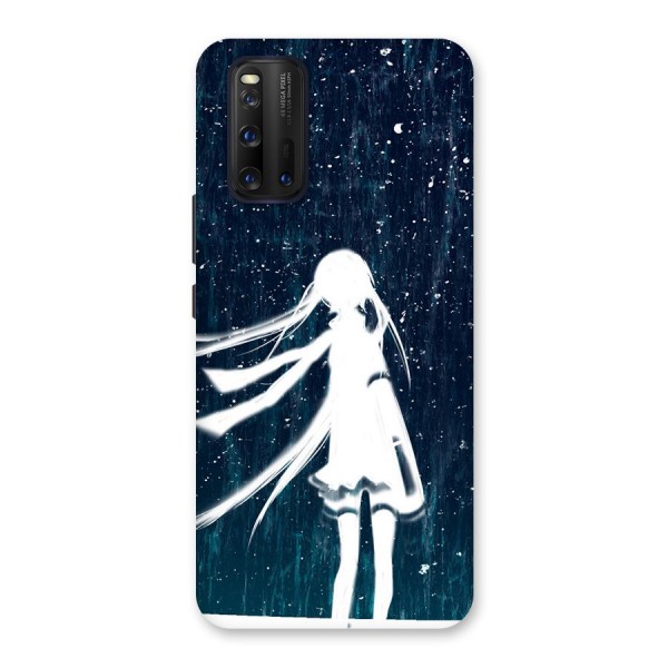 Rain White Girl Back Case for Vivo iQOO 3