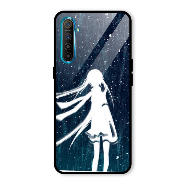 Rain White Girl Glass Back Case for Realme XT