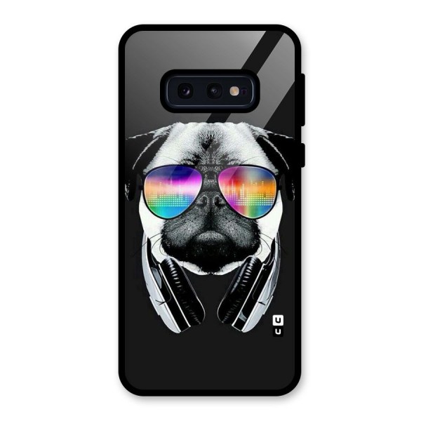 Rainbow Dog Swag Glass Back Case for Galaxy S10e