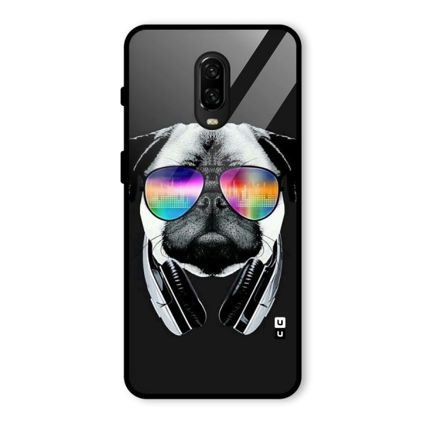 Rainbow Dog Swag Glass Back Case for OnePlus 6T