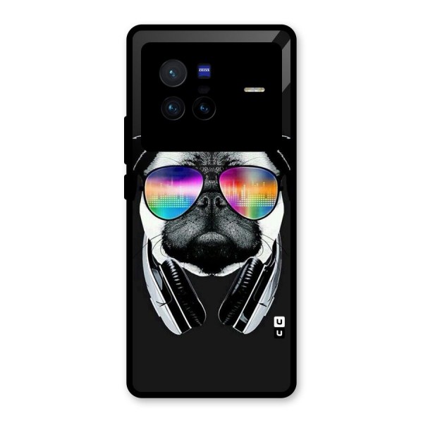 Rainbow Dog Swag Glass Back Case for Vivo X80