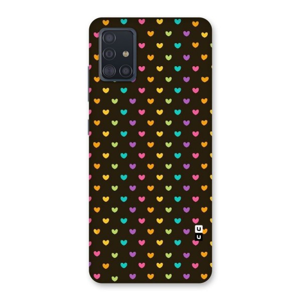 Rainbow Hearts Back Case for Galaxy A51