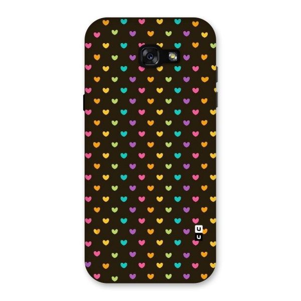 Rainbow Hearts Back Case for Galaxy A7 (2017)