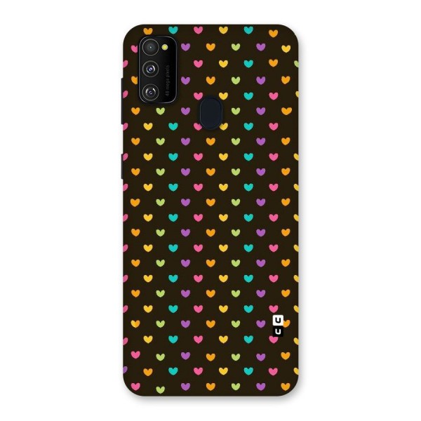 Rainbow Hearts Back Case for Galaxy M21