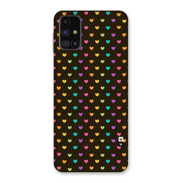 Rainbow Hearts Back Case for Galaxy M31s