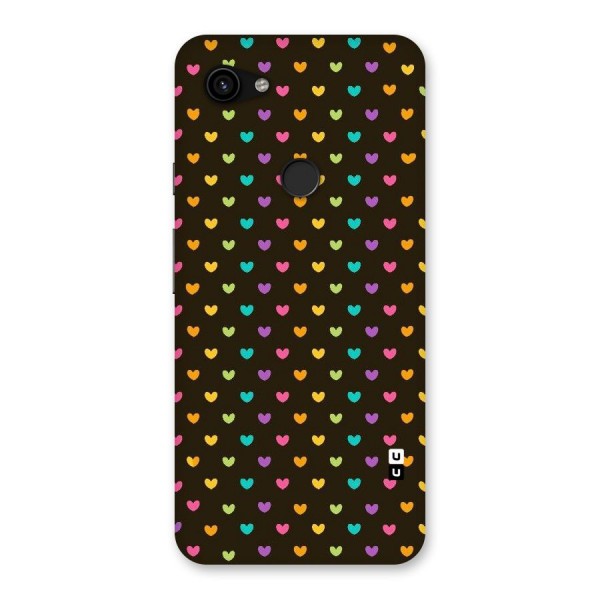 Rainbow Hearts Back Case for Google Pixel 3a XL