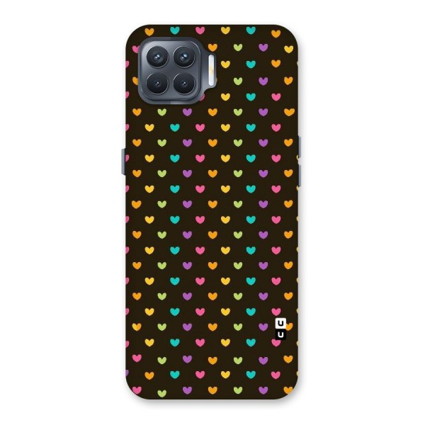 Rainbow Hearts Back Case for Oppo F17 Pro