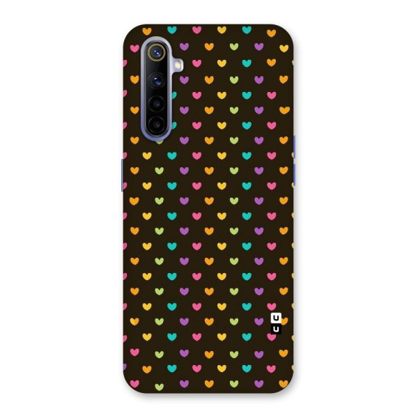 Rainbow Hearts Back Case for Realme 6