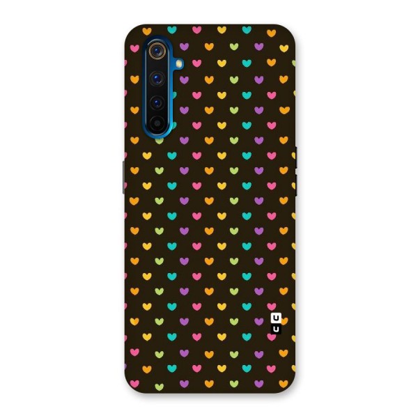 Rainbow Hearts Back Case for Realme 6 Pro